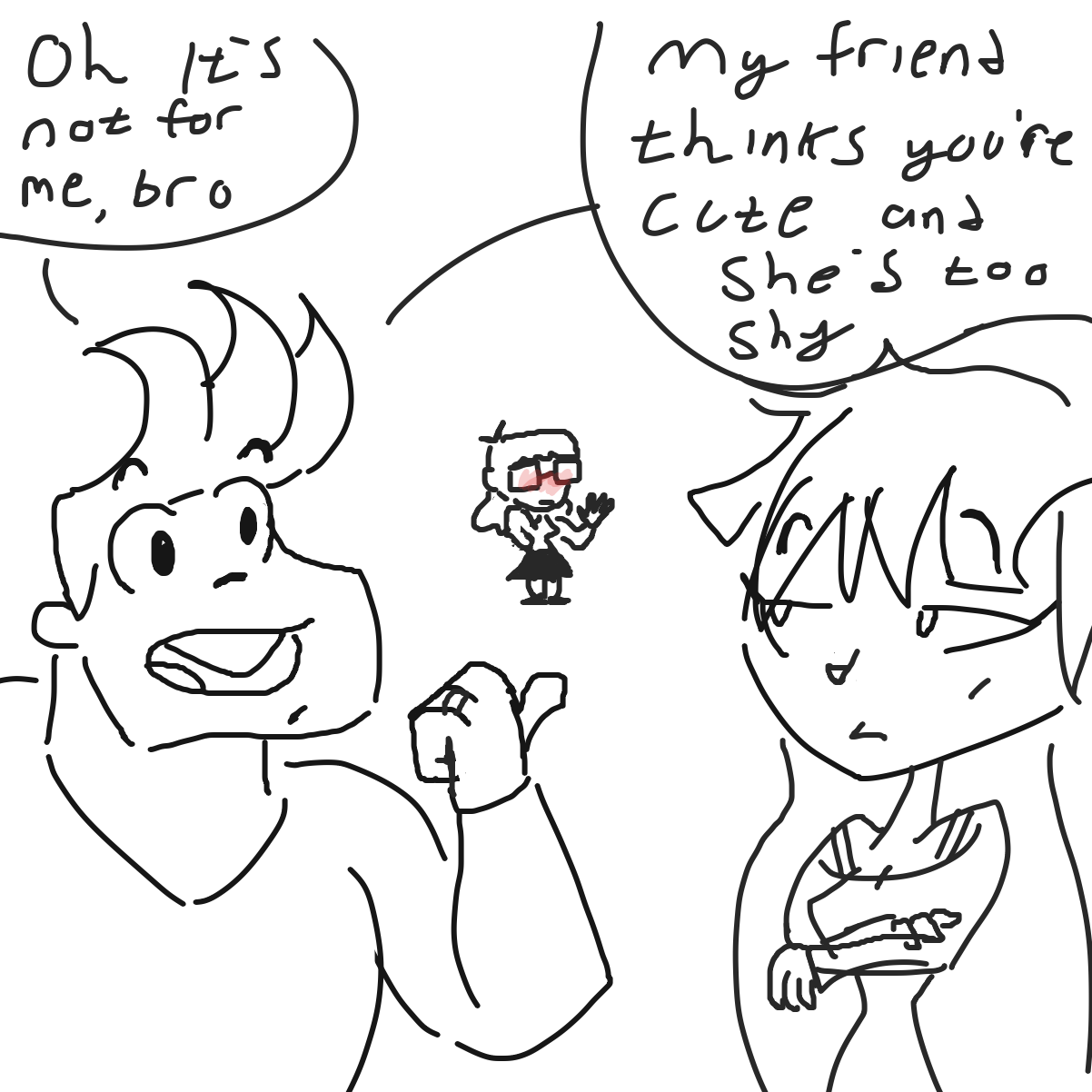  - Online Drawing Game Comic Strip Panel by CherryFlavored