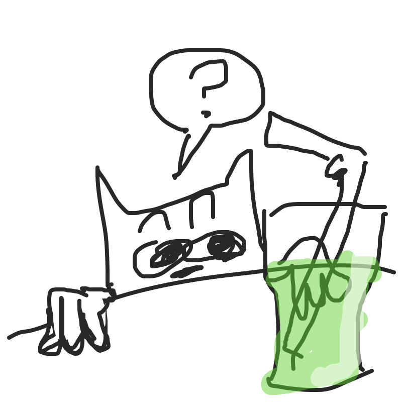 Drawing in dumb bitch juice by maxmanner