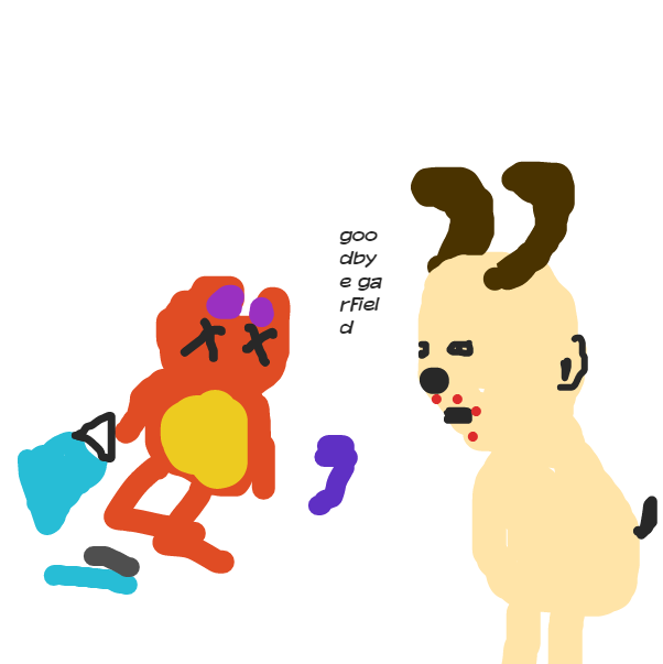 Drawing in garfielf by FunOBot