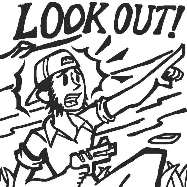 Drawing in Hunt for some snacks by SeanTrunks