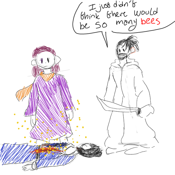  - Online Drawing Game Comic Strip Panel by DistantEggSong