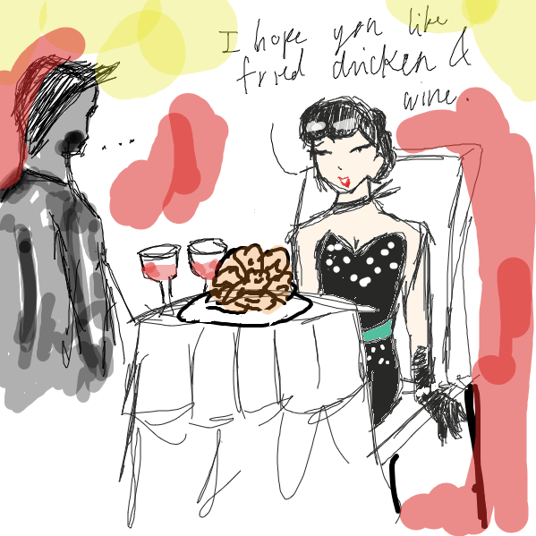 Chicken? - Online Drawing Game Comic Strip Panel by Ibu