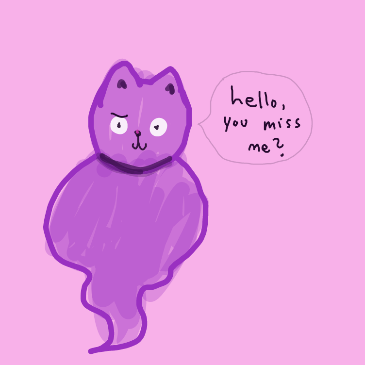 Drawing in cat soul is back! by niania