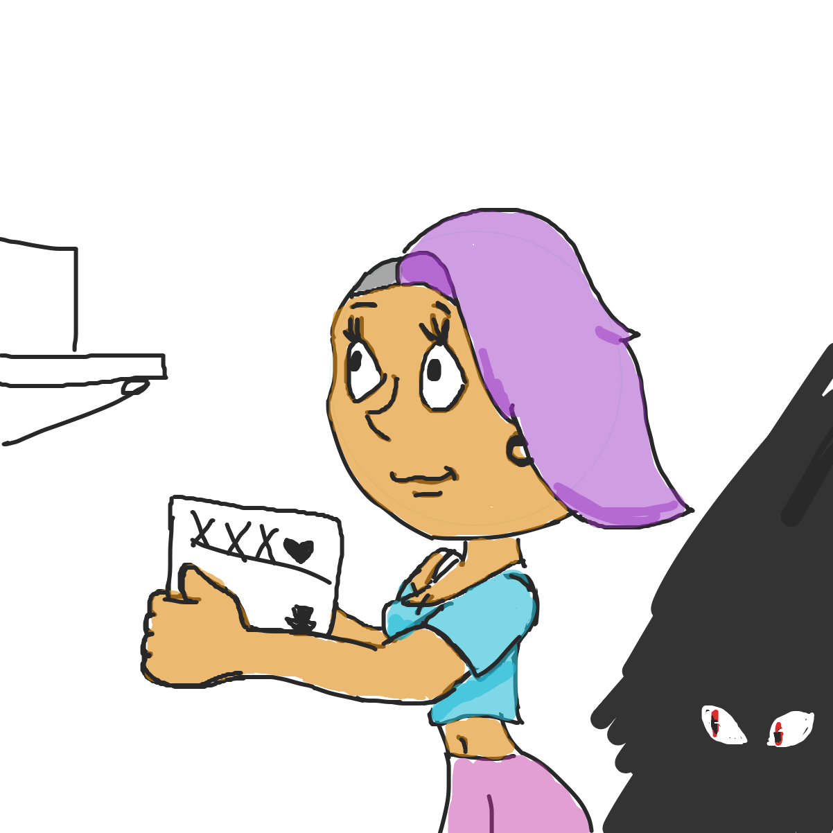  - Online Drawing Game Comic Strip Panel by CherryFlavored