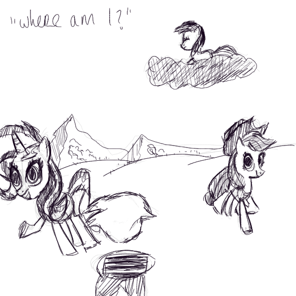 Drawing in Tiny squish adventure! by Sunset Shimmer