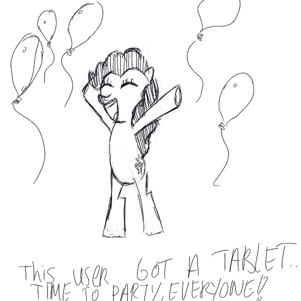 Drawing in i got my own drawing tablet :3 by Sunset Shimmer