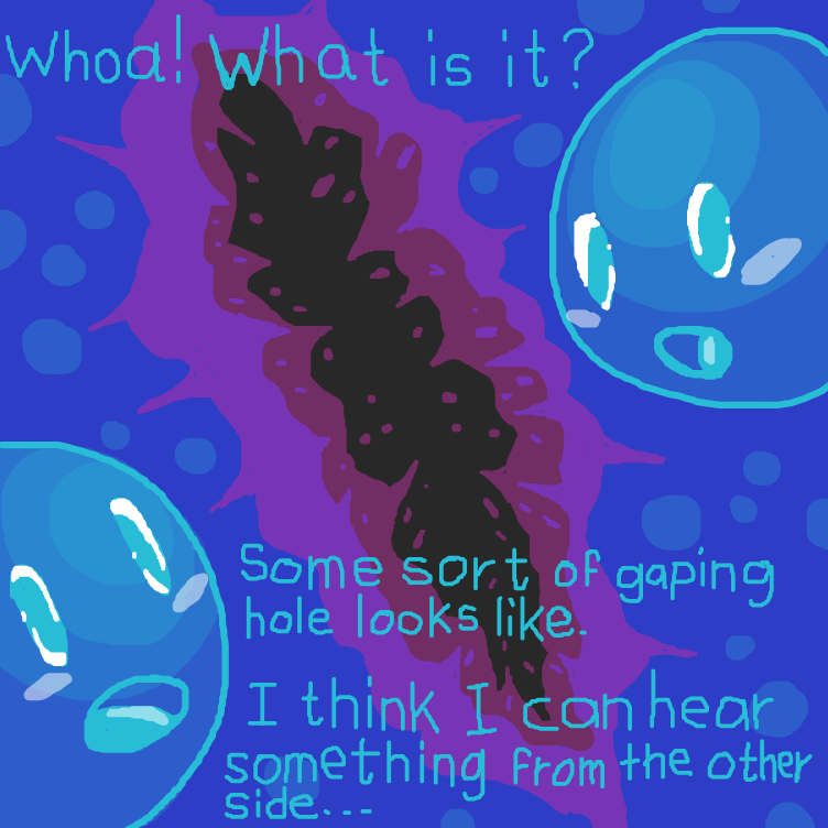 Drawing in Domain of the Bubble God by SeanTrunks