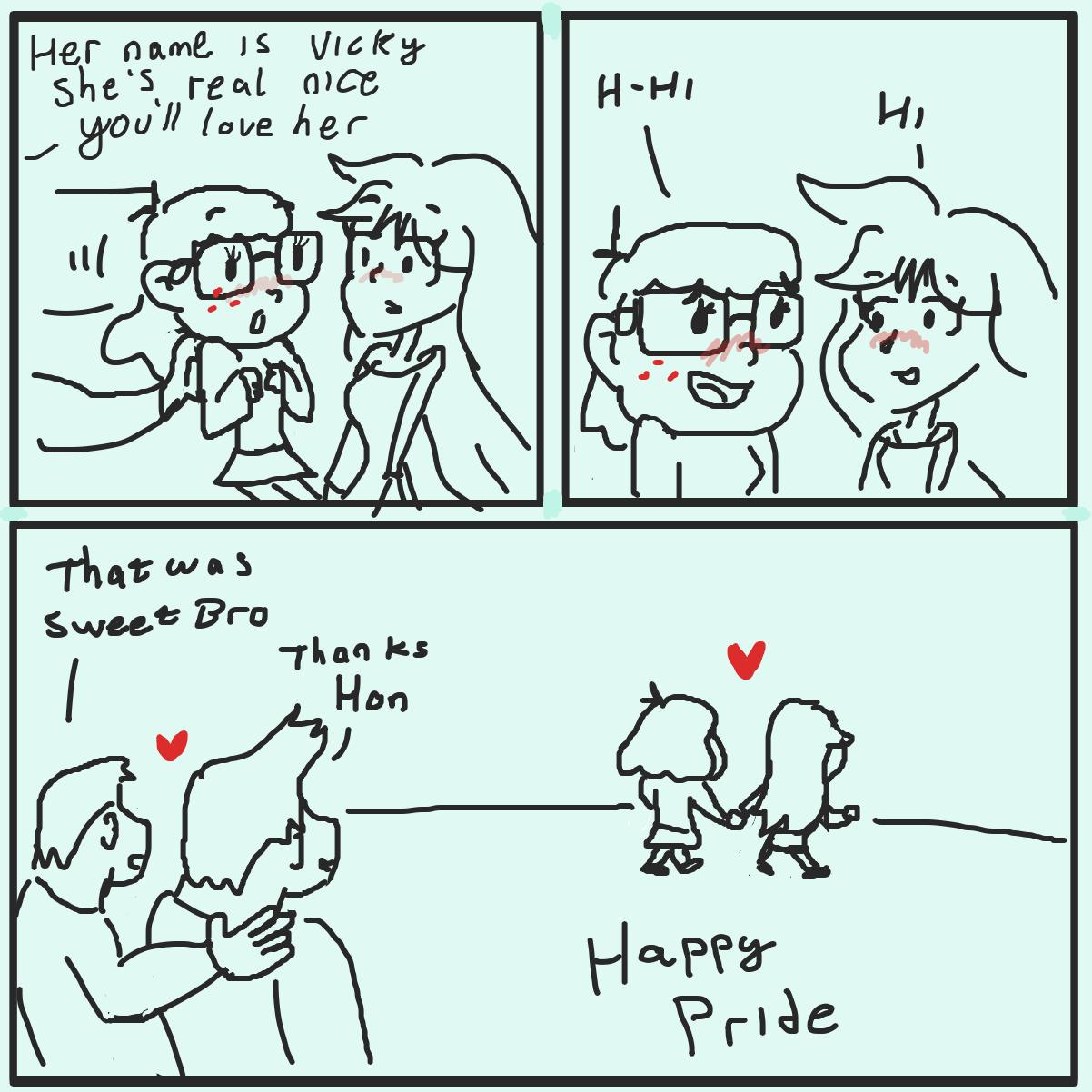  - Online Drawing Game Comic Strip Panel by CherryFlavored