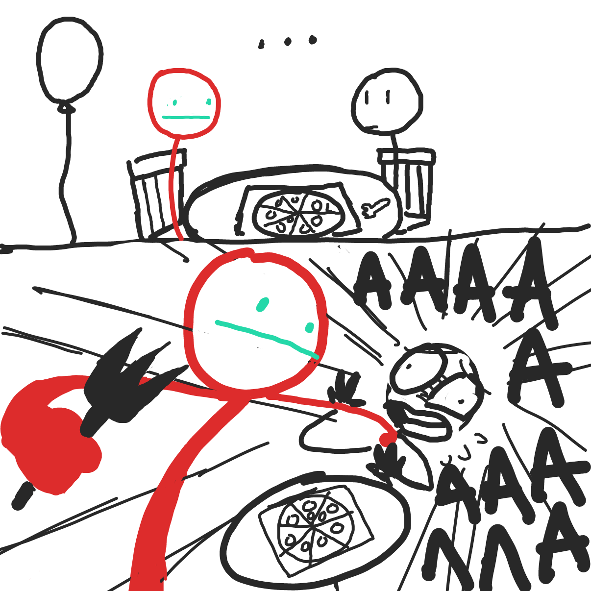  - Online Drawing Game Comic Strip Panel by HeckSphinx