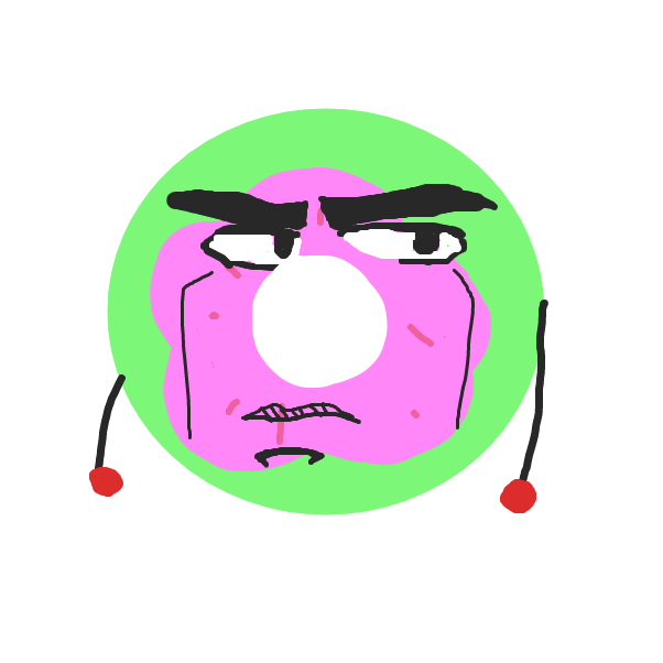 a cherry doughnut :) - Online Drawing Game Comic Strip Panel by Ender1872