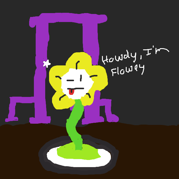 Flowey the Flower - Online Drawing Game Comic Strip Panel by SellOut267