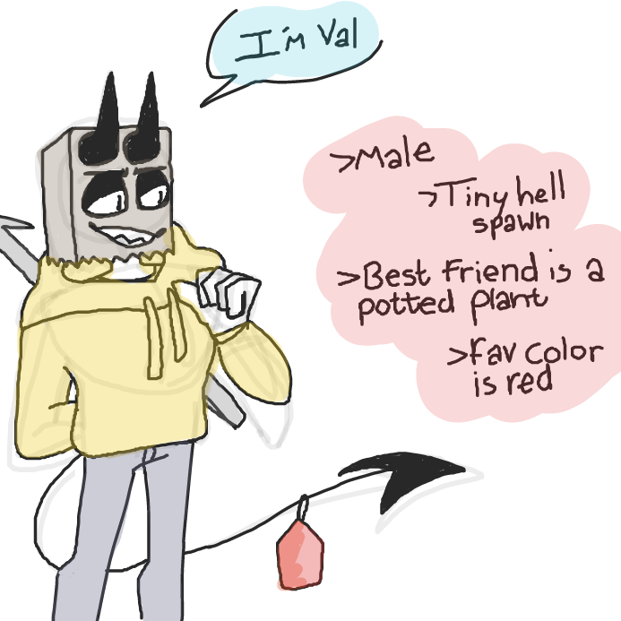 Drawing in Present your little self by wrecktangle