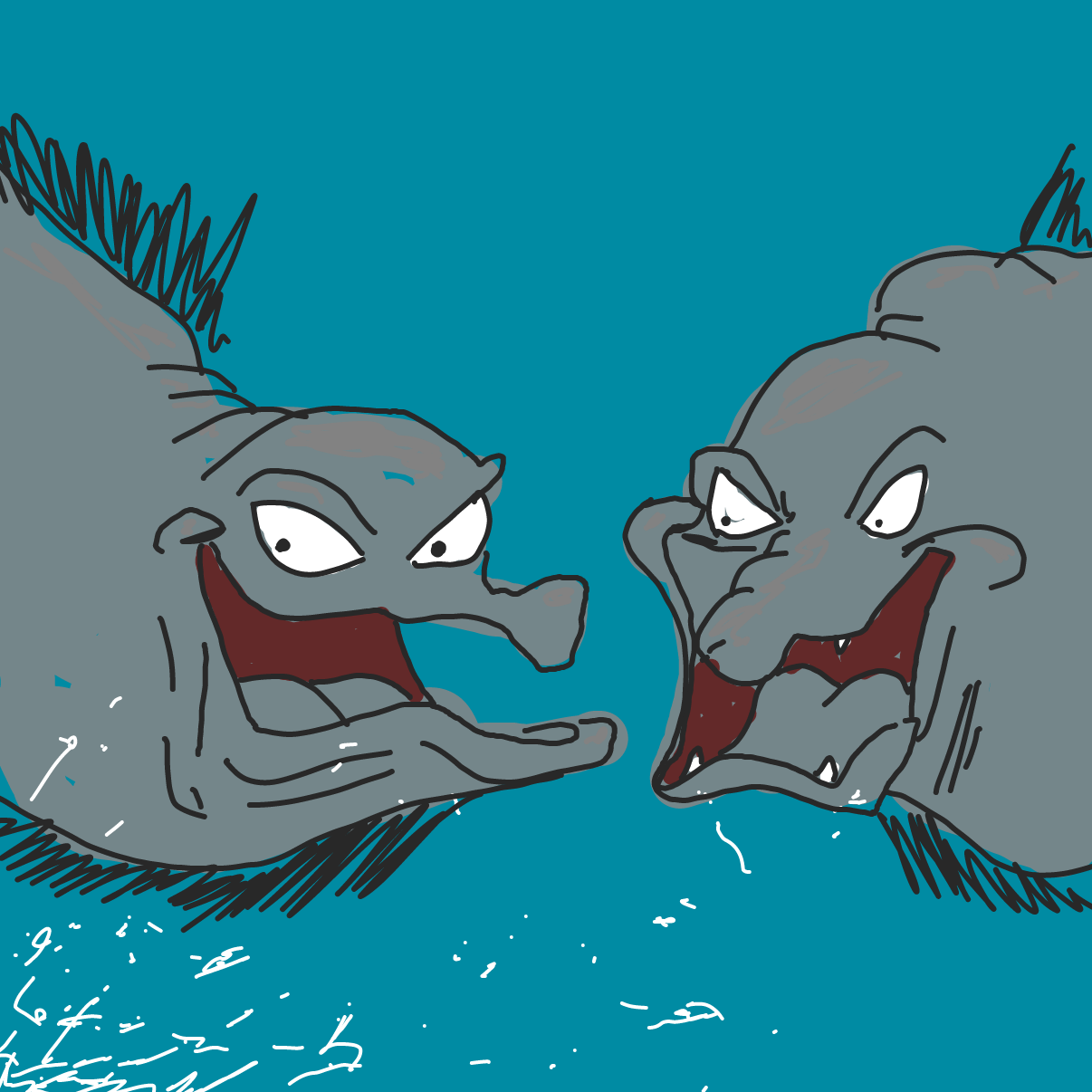  - Online Drawing Game Comic Strip Panel by Potato Man