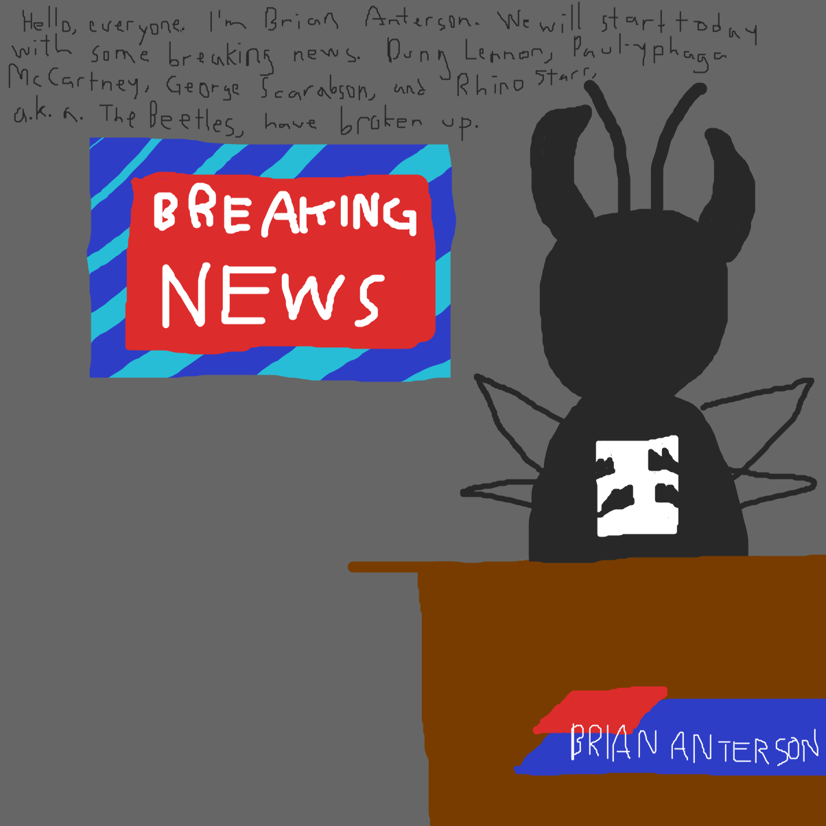 Drawing in Original Pun that has never been made before by PanelJamPie