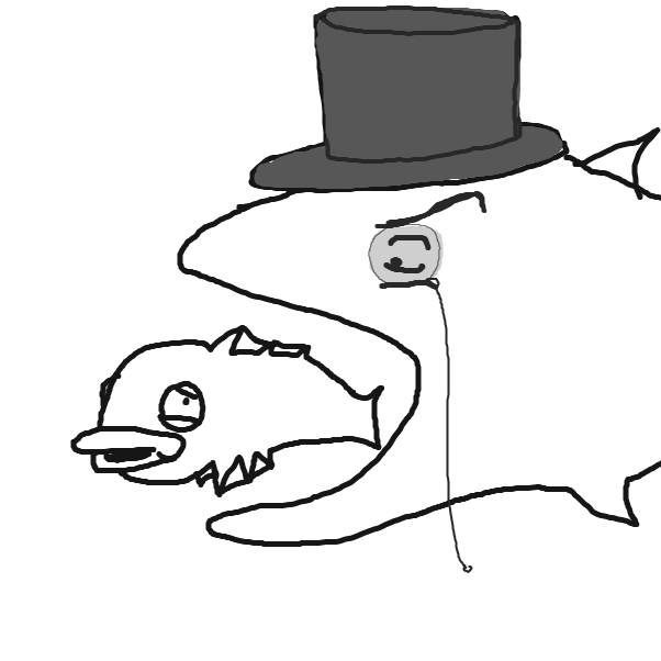 Drawing in Bigger Fish by jackchak