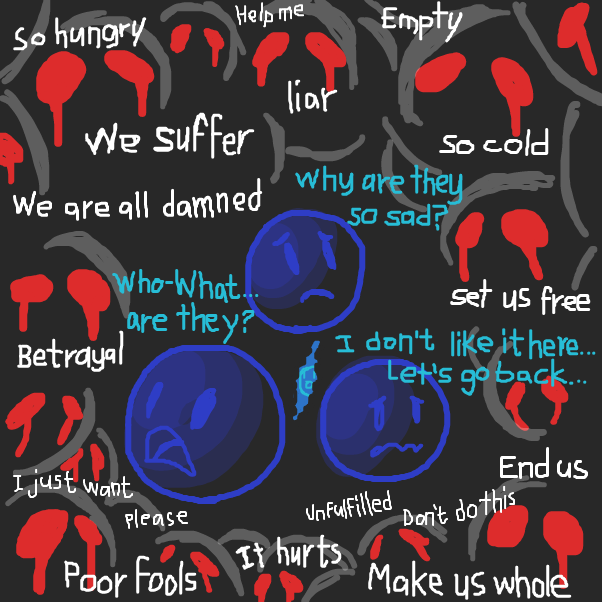 Drawing in Domain of the Bubble God by SeanTrunks