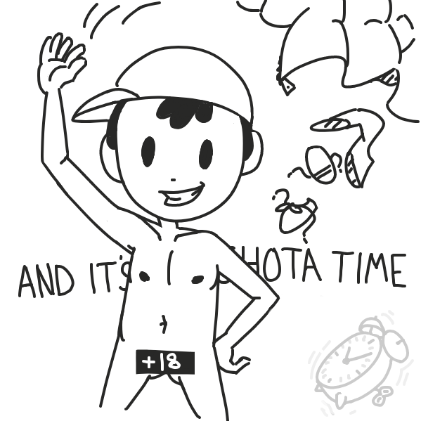 Drawing in its him by Cake Emoji