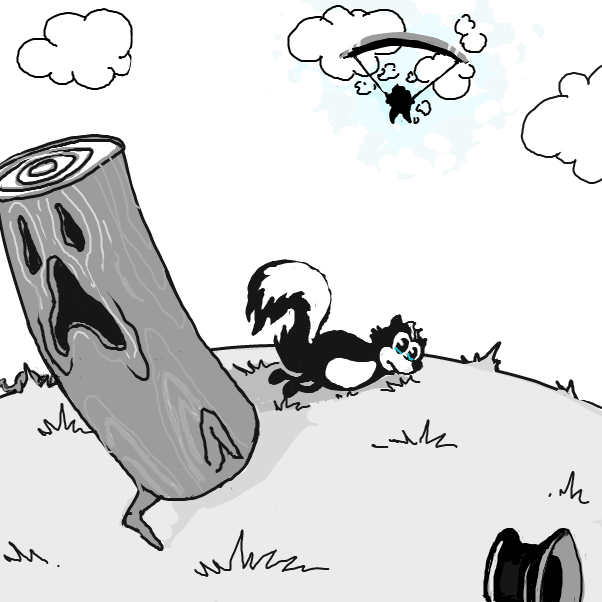 Drawing in If I fits I sits by Ramora