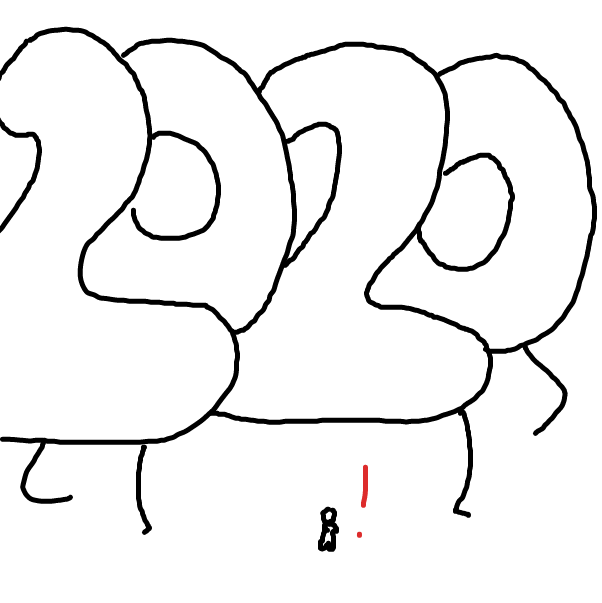 Drawing in the year by ItzAki