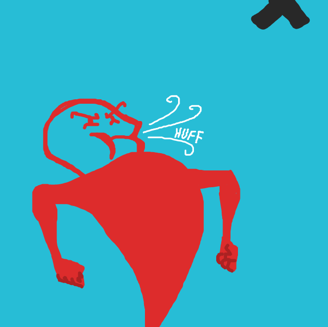 Drawing in Screaming guy by SeanTrunks