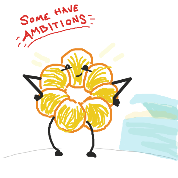 The donut's got ambitions, but do they always work out? - Online Drawing Game Comic Strip Panel by jamdaddy