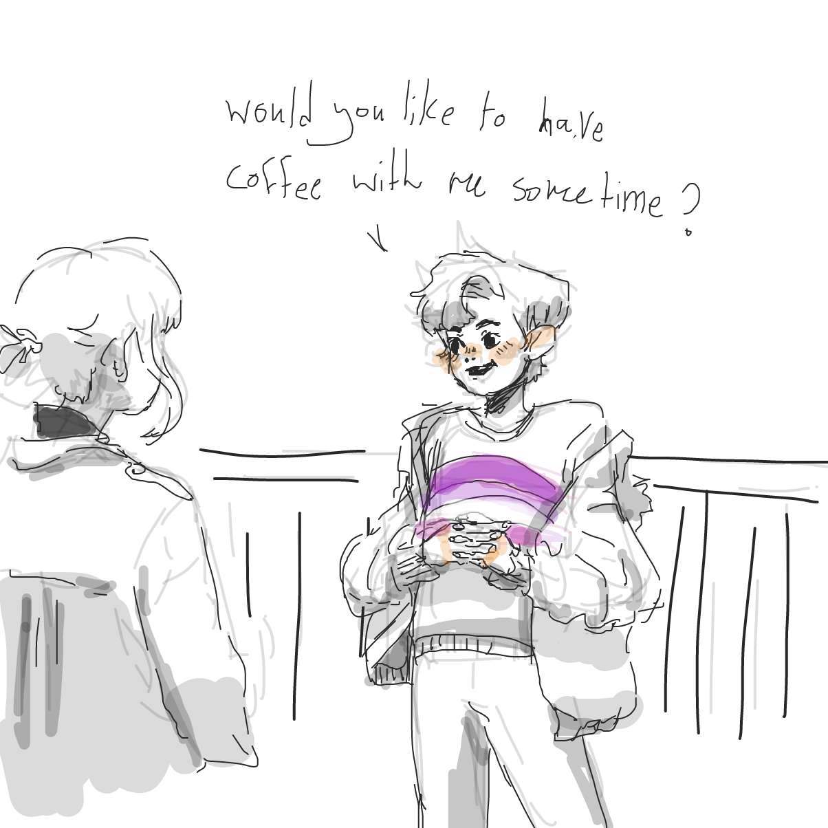 Drawing in night by dumbrump