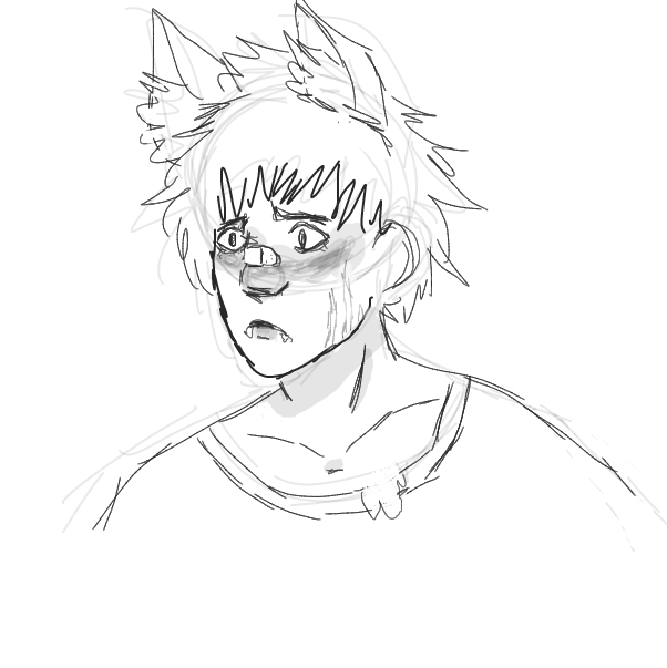 little boy Austen - Online Drawing Game Comic Strip Panel by DistantEggSong