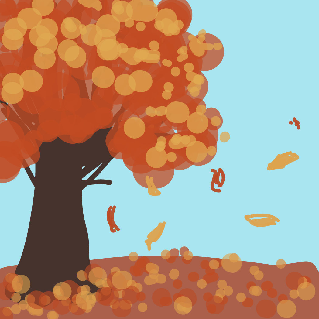 Drawing in Four seasons by dumbrump