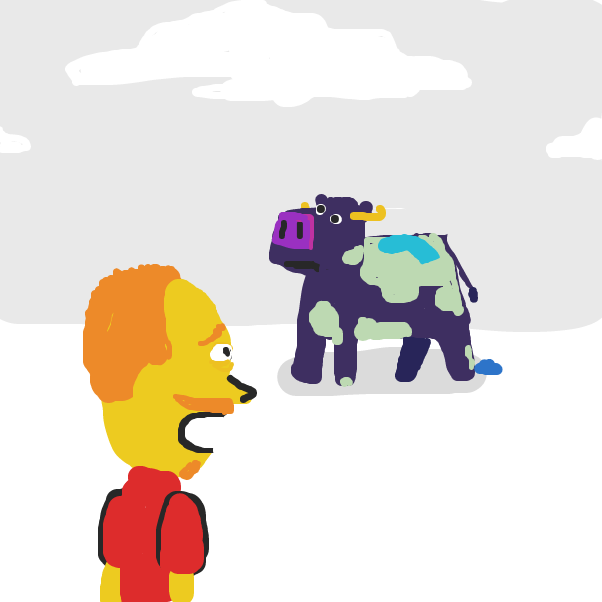 cow scam - Online Drawing Game Comic Strip Panel by nooz