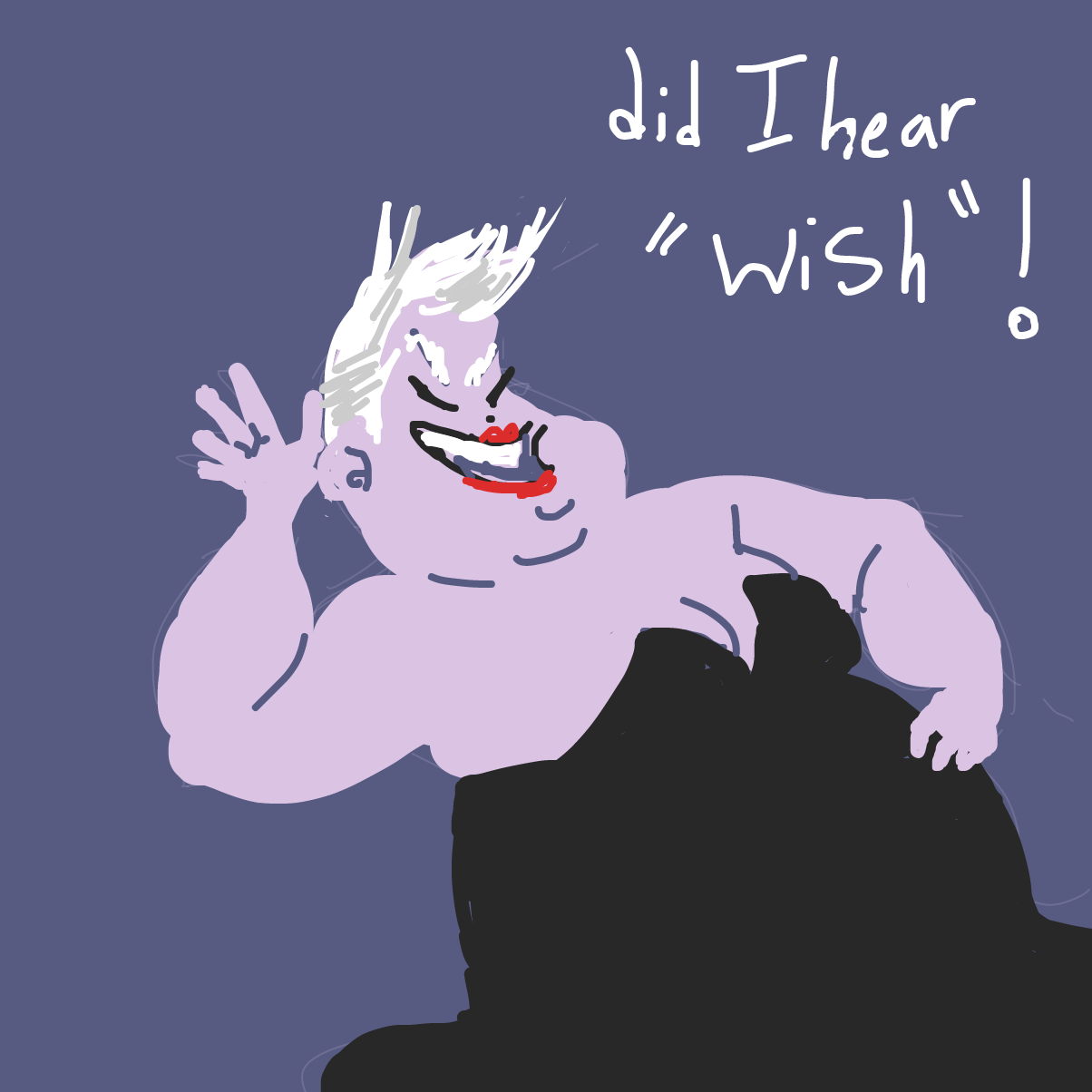 ursula manifests  - Online Drawing Game Comic Strip Panel by dumbrump