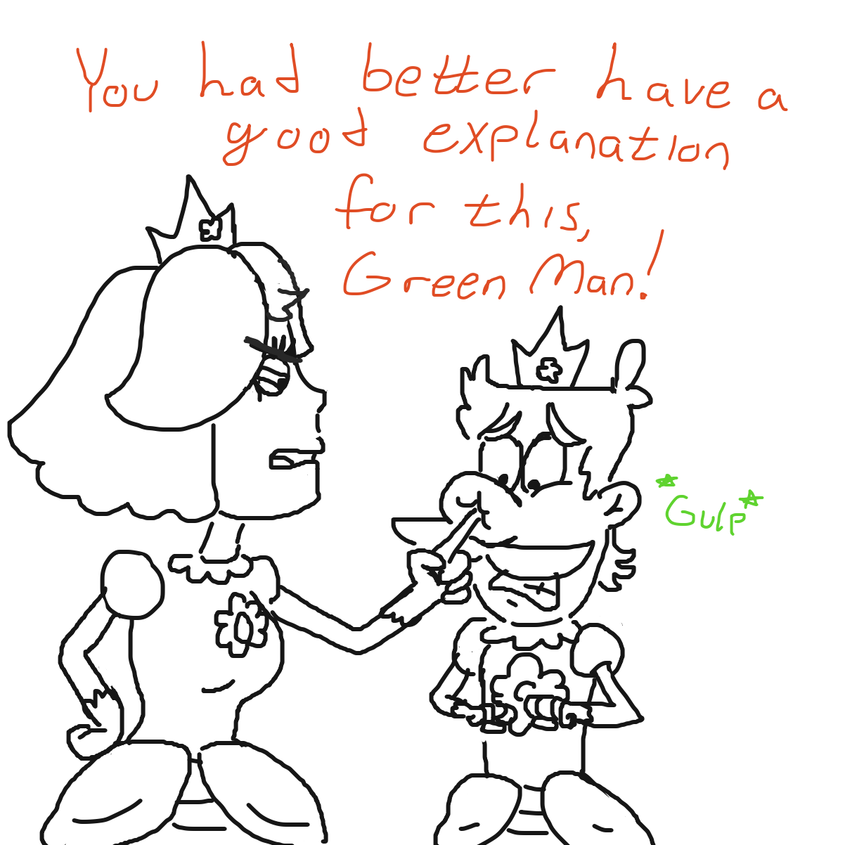  - Online Drawing Game Comic Strip Panel by CherryFlavored