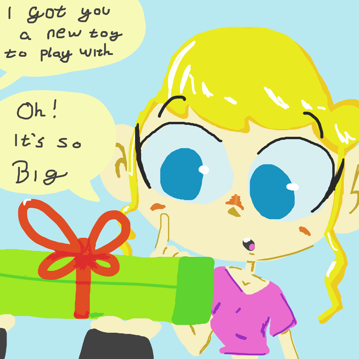  - Online Drawing Game Comic Strip Panel by CherryFlavored