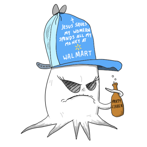 Ghostbilly - Online Drawing Game Comic Strip Panel by Wizard Croissant