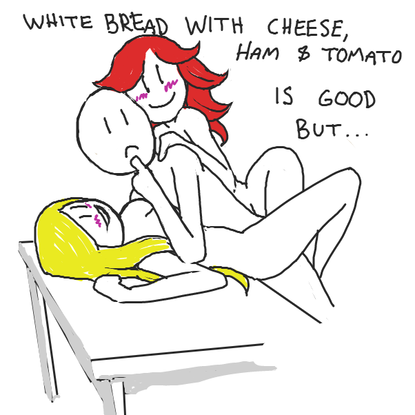 Drawing in Sandwich by Ramora