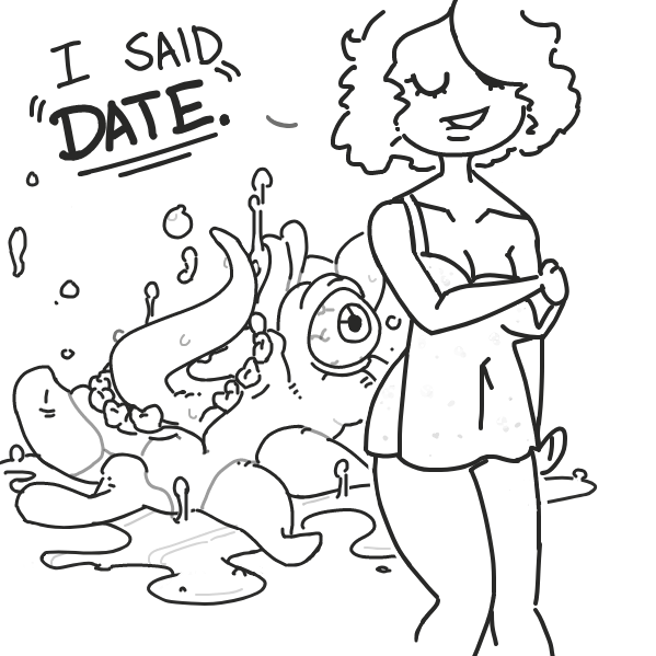 wanted to color this . . . but oh god - Online Drawing Game Comic Strip Panel by Cake Emoji