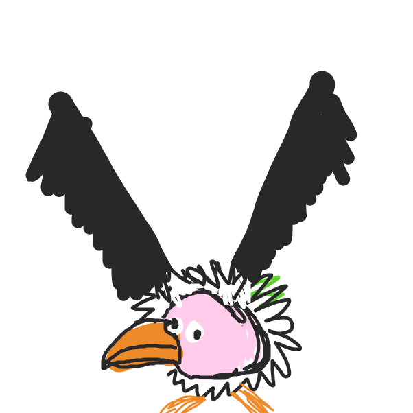 V is for Vulture - Online Drawing Game Comic Strip Panel by HaileyS