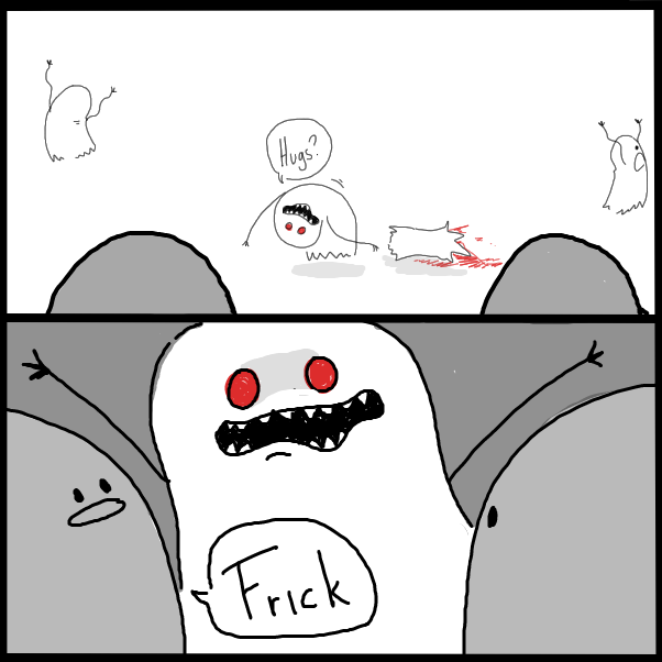  - Online Drawing Game Comic Strip Panel by Nephtys