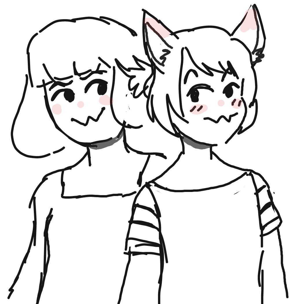 I blush ears til the day i die  - Online Drawing Game Comic Strip Panel by Rednightlights