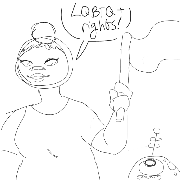  - Online Drawing Game Comic Strip Panel by DistantEggSong