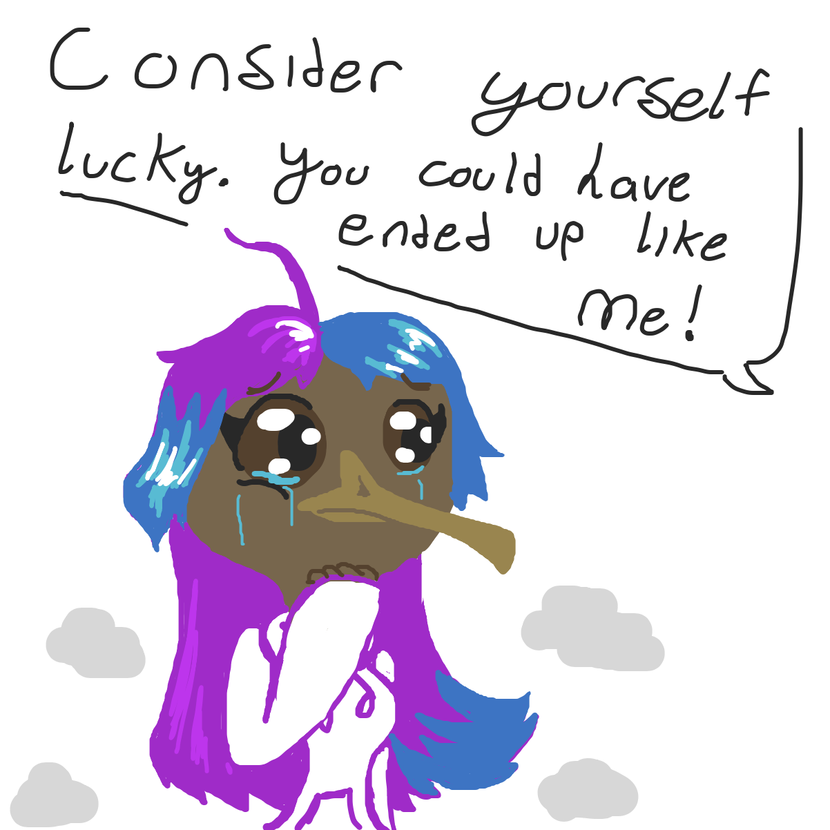 But wait, who could this be? - Online Drawing Game Comic Strip Panel by CherryFlavored