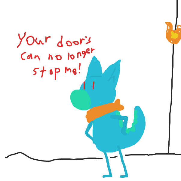 Drawing in Out Of Here by Derren