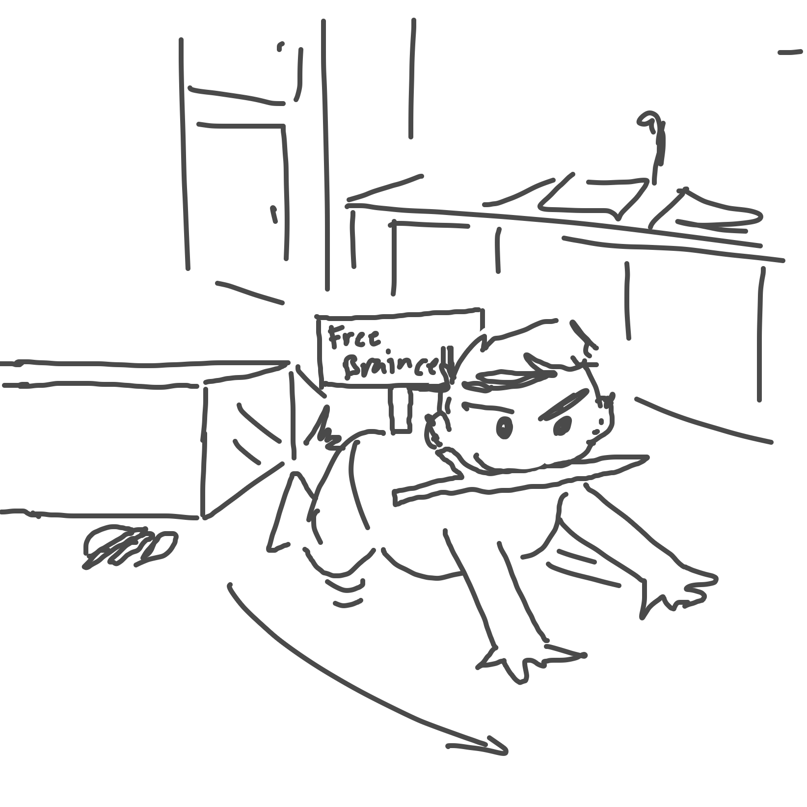 Drawing in Hurngle for borger by end_me