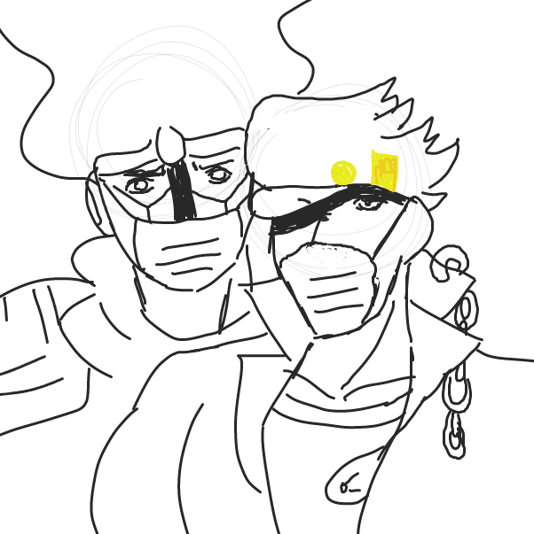 DIO hasnt been social distancing - Online Drawing Game Comic Strip Panel by DistantEggSong