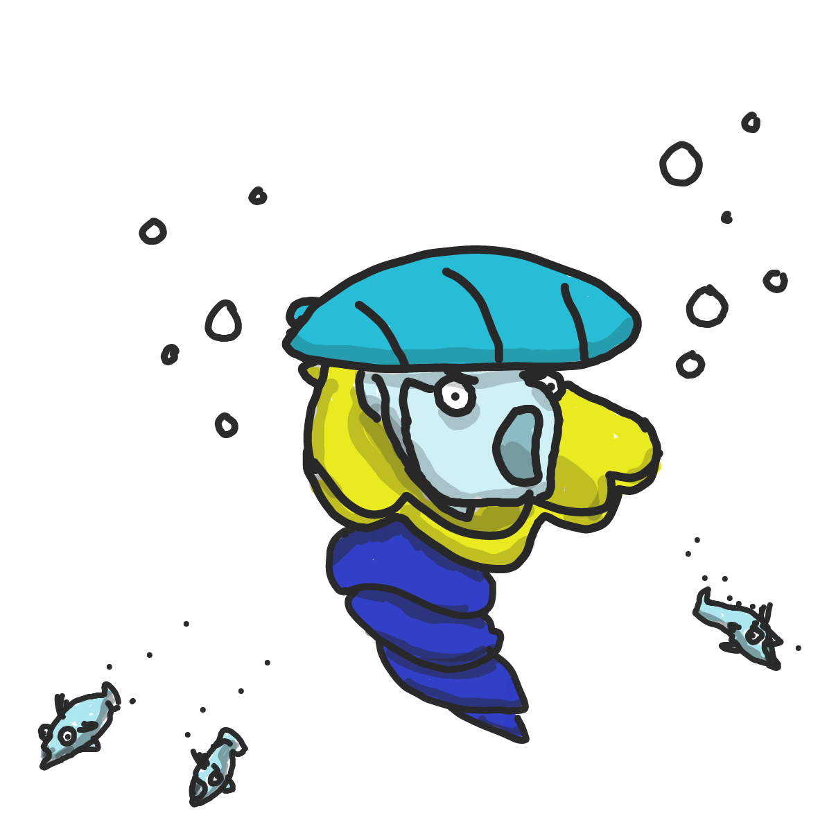  - Online Drawing Game Comic Strip Panel by Potato Man