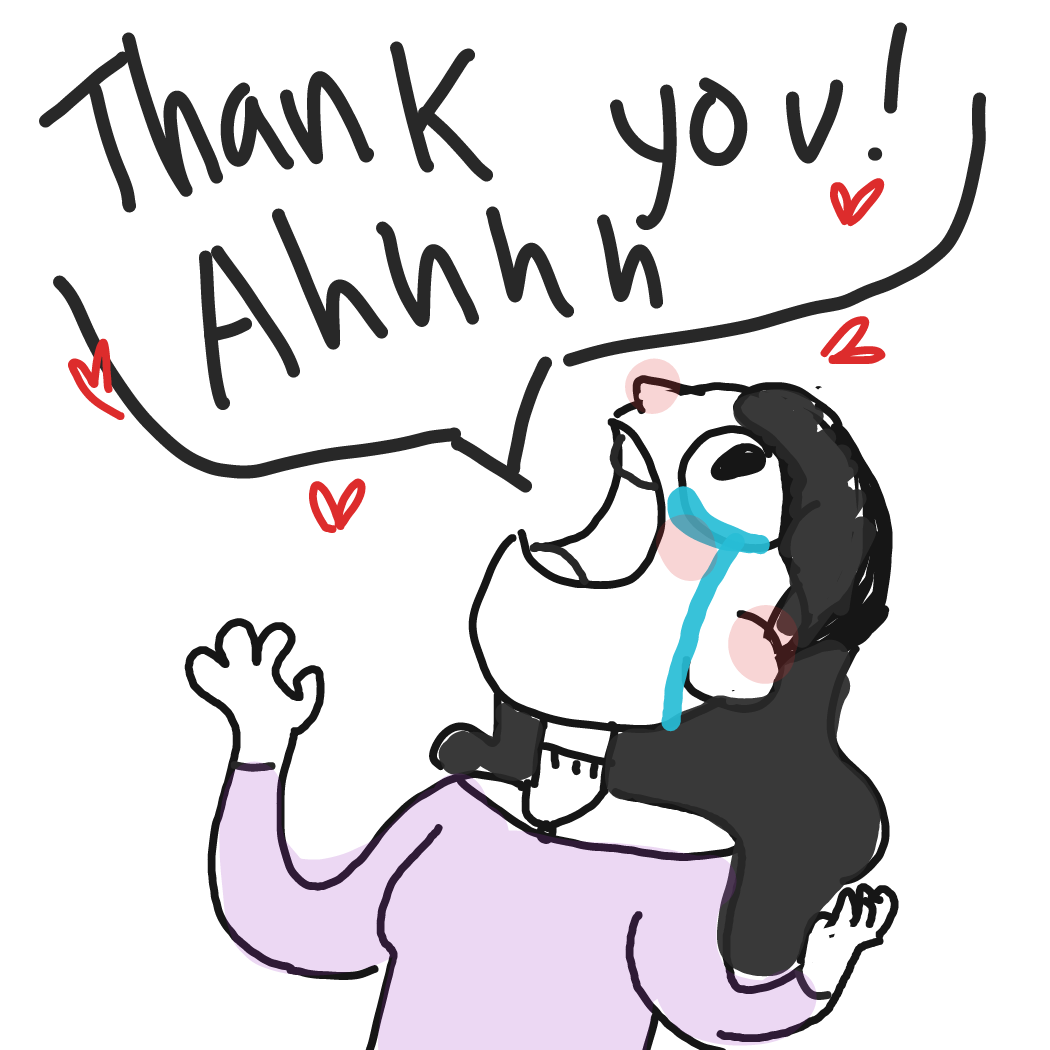 Tbh This panel really is me whenever I ger complements lol - Online Drawing Game Comic Strip Panel by Rednightlights