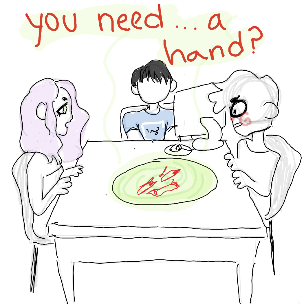 I couldve made the face look better but eh - Online Drawing Game Comic Strip Panel by Rednightlights