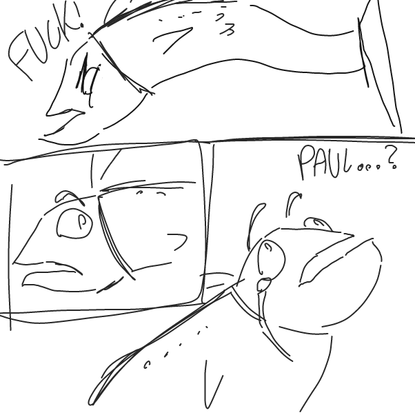  - Online Drawing Game Comic Strip Panel by QuillNoBeef