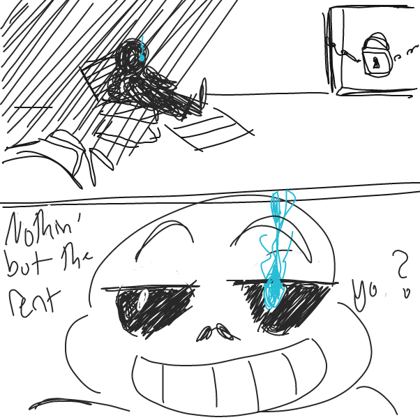 Drawing in 2SPOOKY by QuillNoBeef