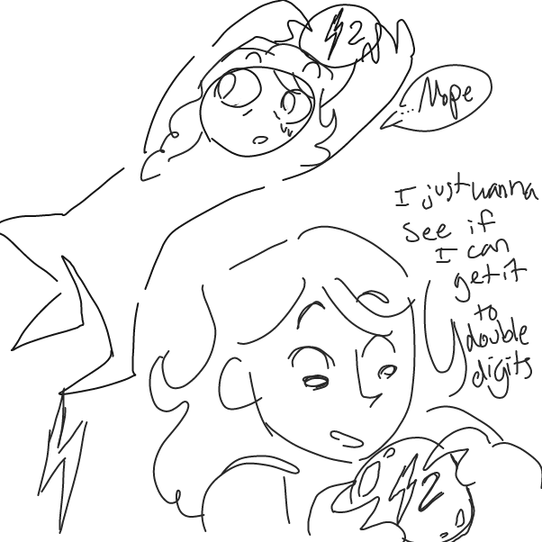 Drawing in Streak grind by QuillNoBeef