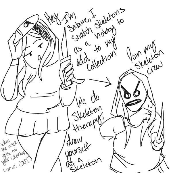  - Online Drawing Game Comic Strip Panel by MurderGirlfriend